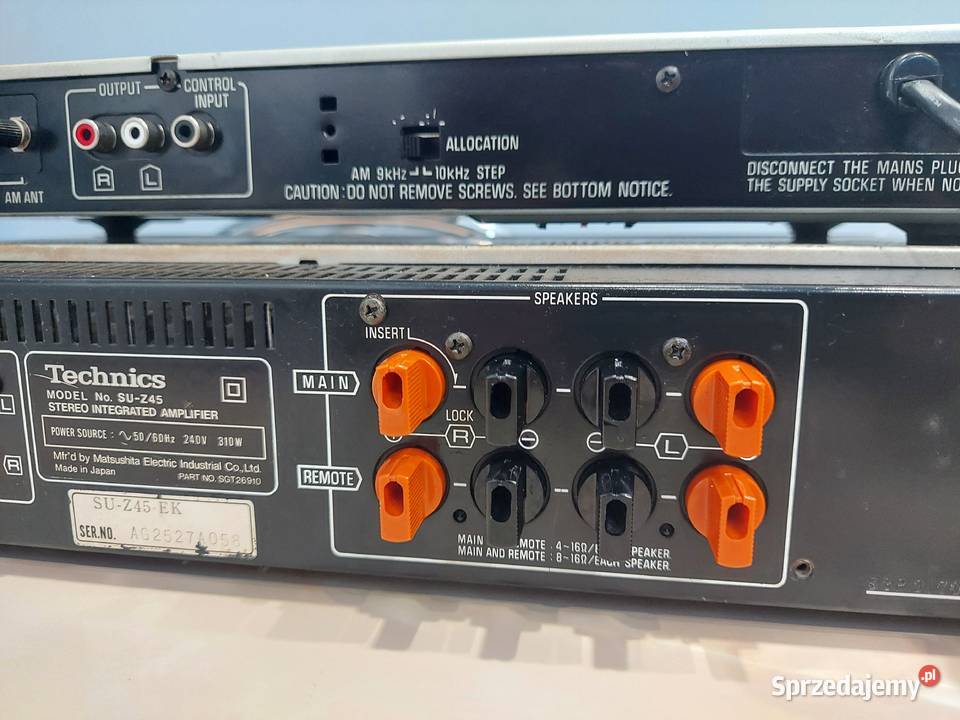 Technics Amplifier SUZ45 and Technics Tuner Łapy sprzedam