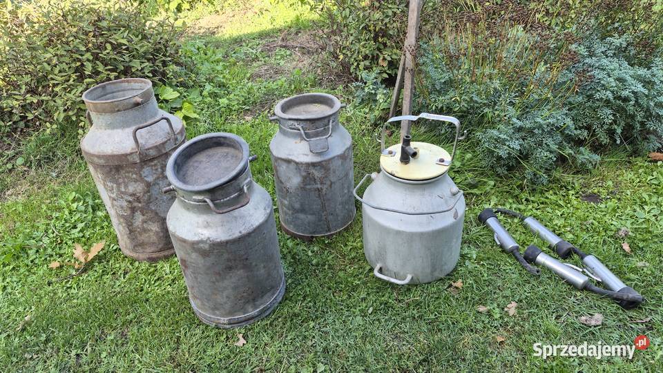 Dojarka konwiowa stara aparat udojowy konwią