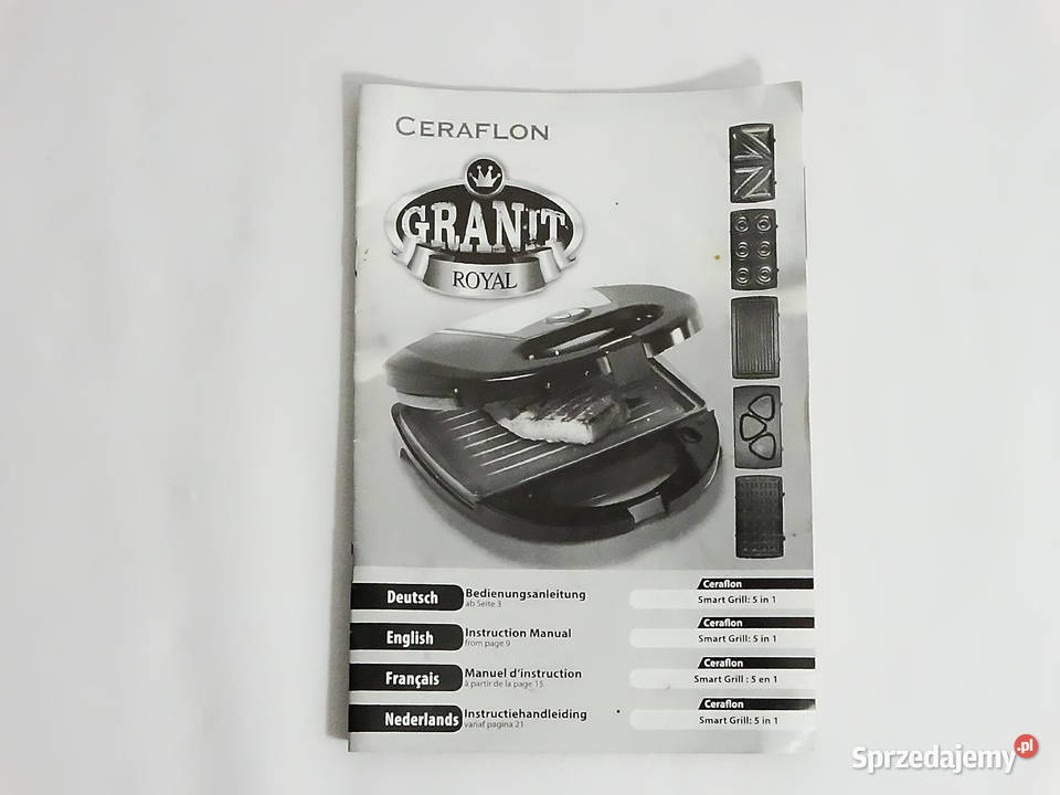 GranitRoyal Smart Grill 3 w 1 opiekacz grill lubelskie Biłgoraj