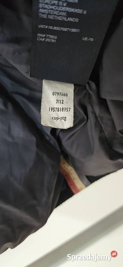 Tommy Hilfiger ML kurtka puchowa niebieska Rozmiar M mazowieckie Konstancin-Jeziorna