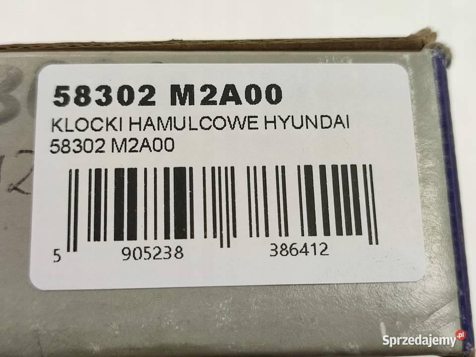 KLOCKI HAMULCOWE TYŁ HYUNDAI SANTAMO 20 19982002