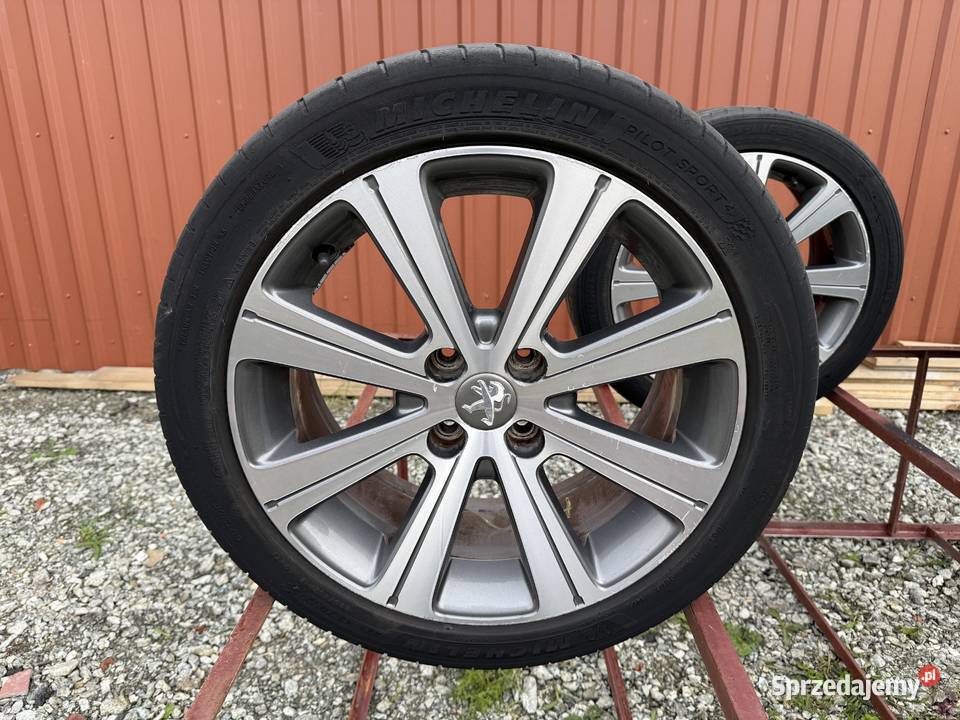 Alufelgi Peugeot 17 4x108 75J ET32 Czujniki Peugeot OE sprzedam