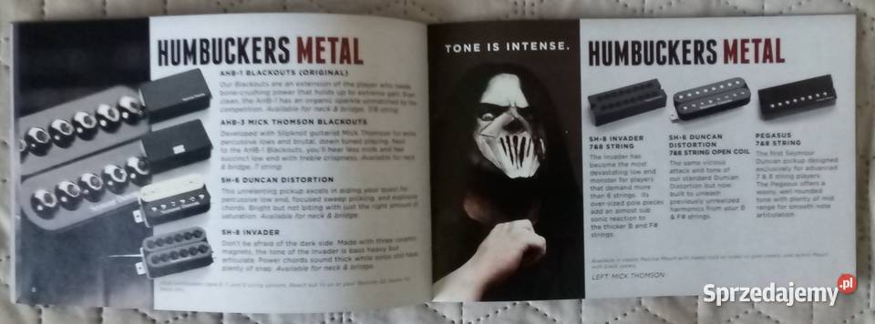 Seymour Duncan 2013 katalog przetworników Kępice