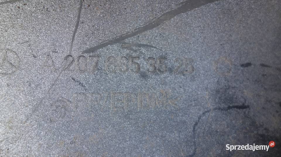 MERCEDES W207 EKLASA AMG ZDERZAK TYLNY TYL Ruda Śląska