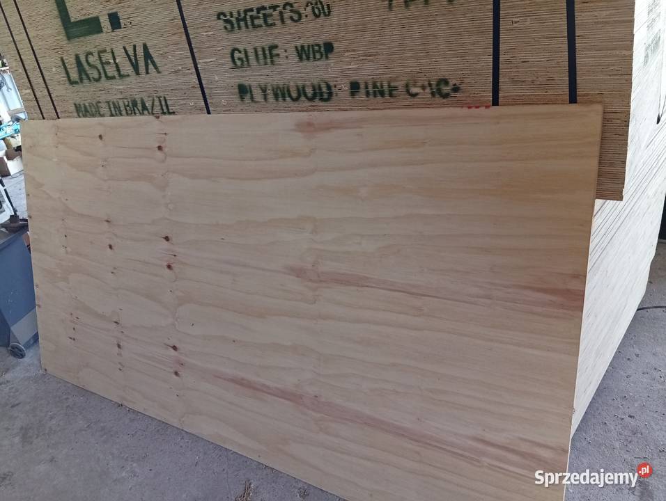 Sklejka iglasta lisciasta gr 15mm 100 duży sprzedam