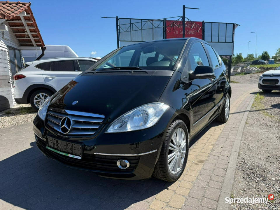 Mercedes A 150 Automat ELEGANCE W169 20042012 czarny Mercedes-Benz Samochody osobowe Słupsk