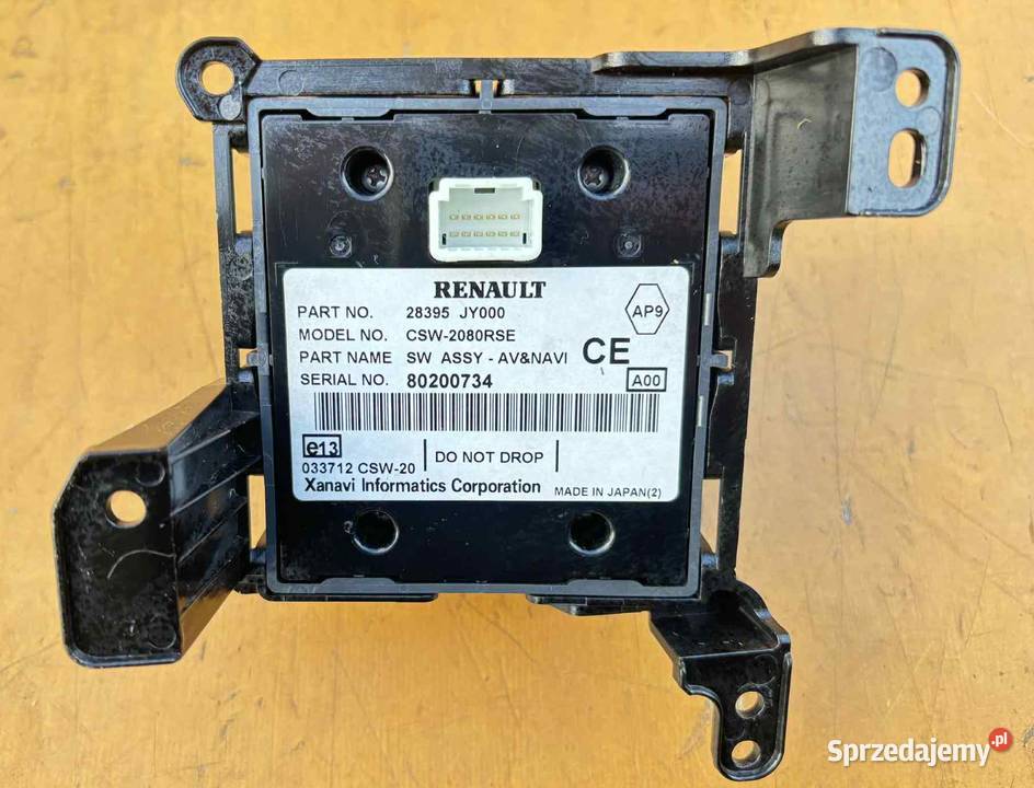RENAULT KOLEOS I PANEL STEROWANIA 28395JY000 Części samochodowe Radom