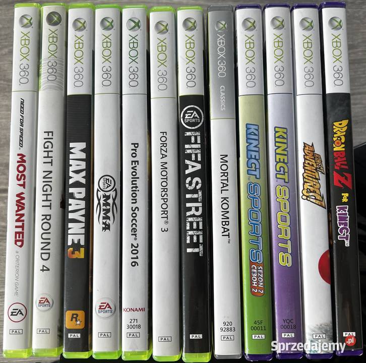 Sprzedam Konsolę XBOX 360 Duży zestaw Gry Pady Bełchatów