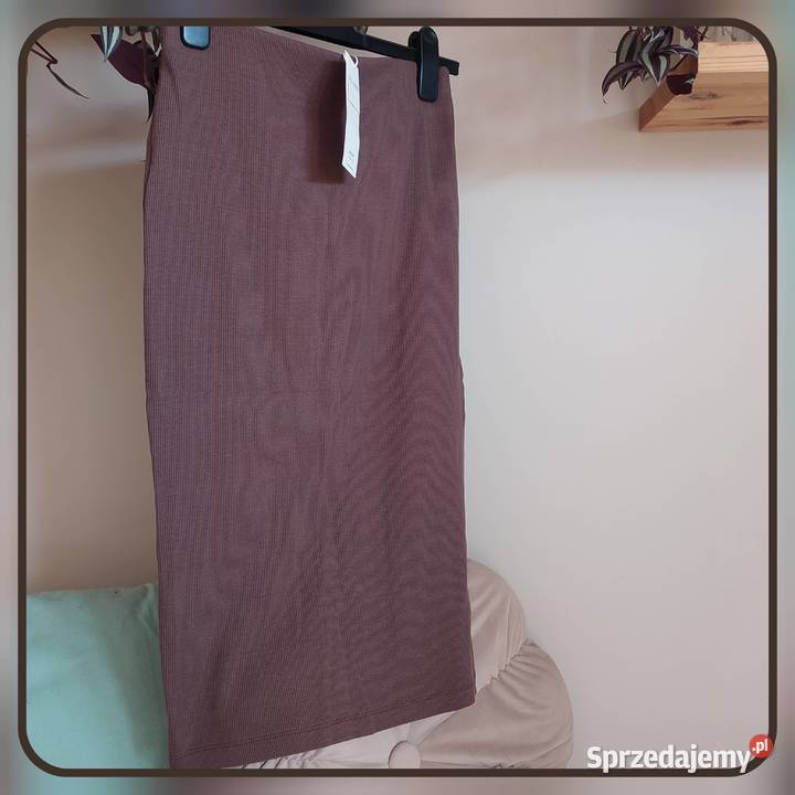 Spódniczka brązowa czekoladowa bawełniana M Koszalin