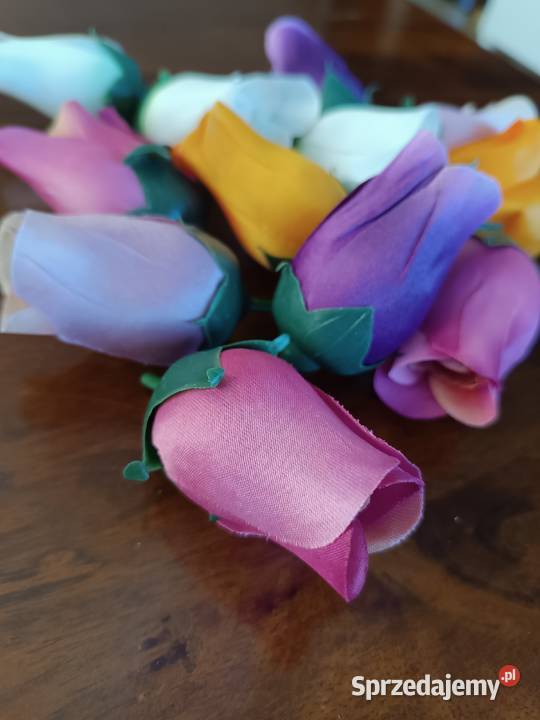 kwiaty sztuczne RÓŻA PĄK VIP 2019 różne kolory Siewierz