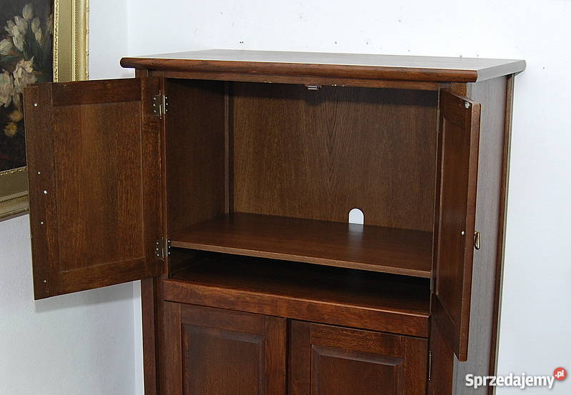 SEKRETARZYK SEKRETERA BIURKO SZAFKA KOMPUTER DĄB