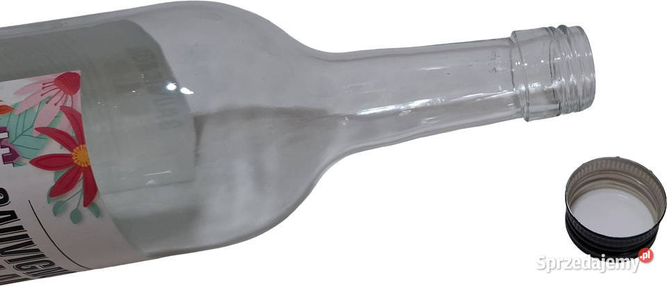 Szklana butelka 075L 75x30 Kreatywne szkło Czeladź