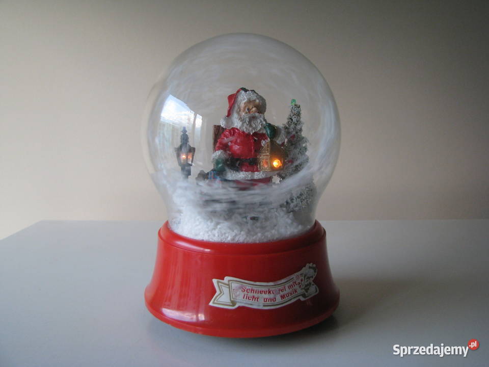 Duża obracająca się i świecąca kula śnieżna z małopolskie sprzedam