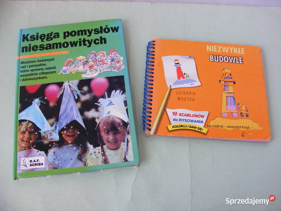 Niezwykłe budowle Księga pomysłów niesamowitych Kolorowanki, malowanki i wycinanki Oborniki Śląskie