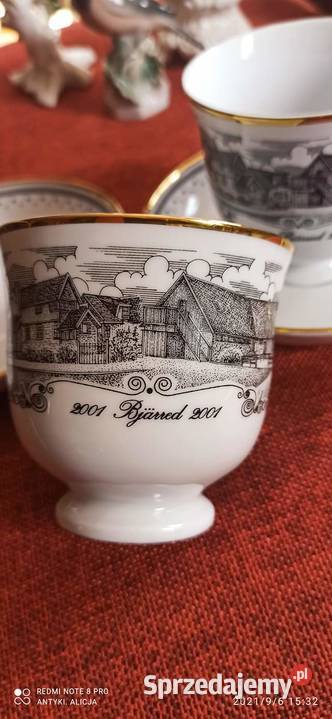 Filiżanka z widoczkiem Z napisem 2001 Bjrred pomorskie