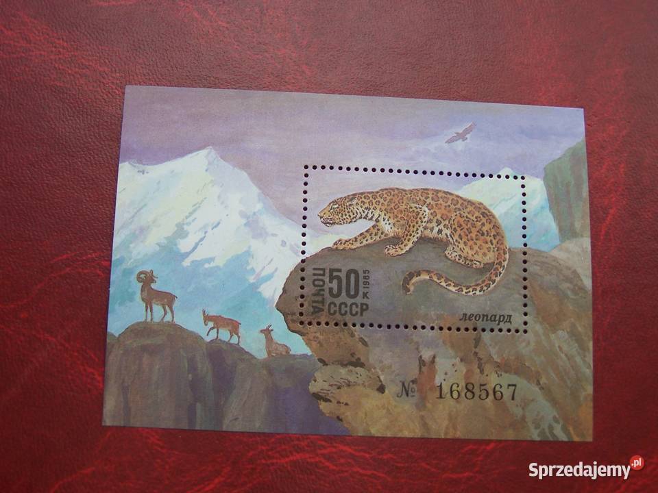 ZSRR 1985 MNH Mi 553741 Bl185 Fauna Zwierzęta Tychy sprzedam