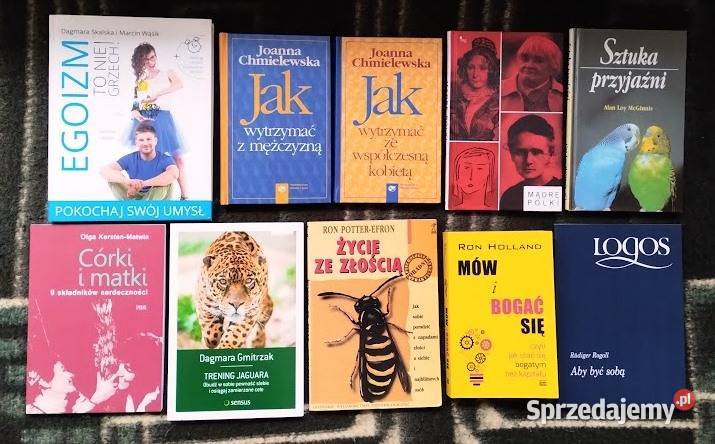 Psychologia KOBIETA rozwój osobisty pakiet 10 motywacja, rozwój osobisty łódzkie Bełchatów sprzedam