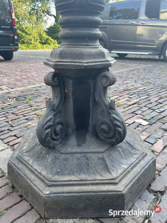 Antyk stara pałacowa lampa wys 3 metry waga 200 Antyki Bystrzyca Kłodzka sprzedam