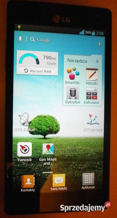 LG Swift P880 Optimus 4X HD Komplet Czarny LG Kraków