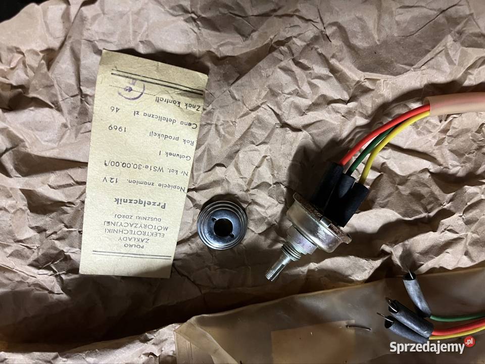 Przełącznik wycieraczek Warszawa Syrena Wyposażenie elektryczne łódzkie