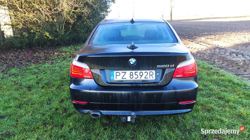 BMW 520D Sedan E60 2007r automat kurtyny powietrzne Gowarzewo