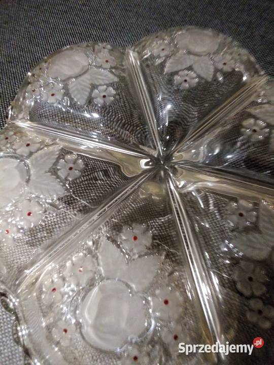 Piękny kryształowy kabaret Walther Glas Porcelana i szkło Częstochowa