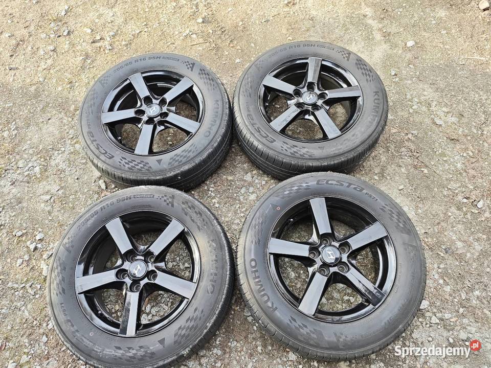 Koła felgi aluminiowe 16 5x1143 Hyundai opony Dobroszyce