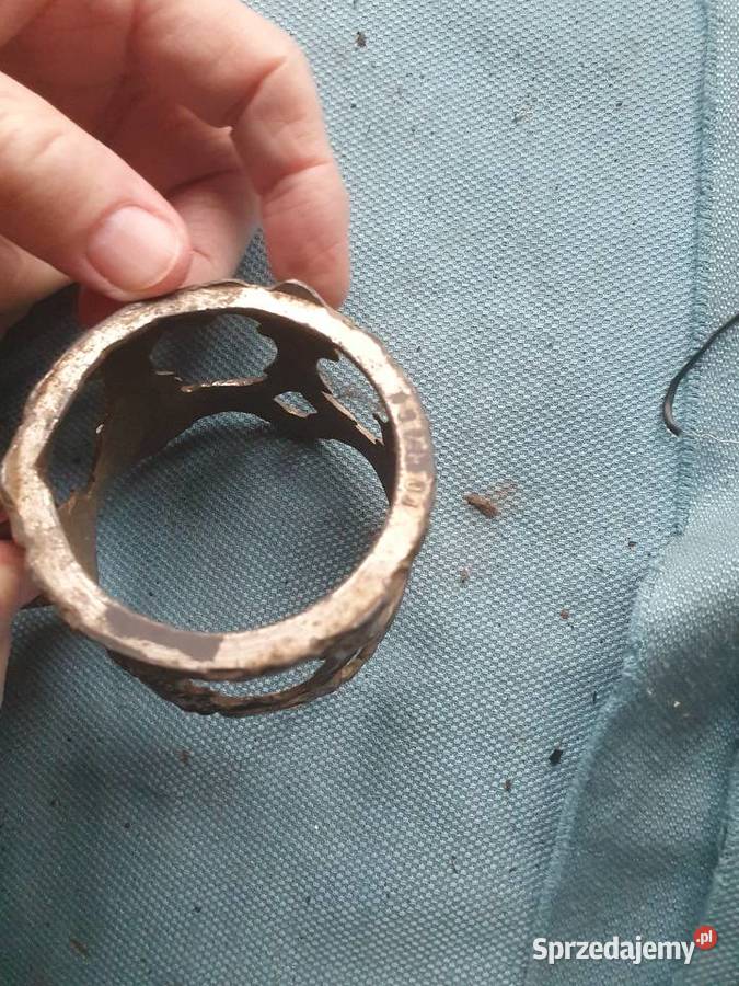 Metalowy uchwyt do szklanki stary rosyjski ZSRR Warszawa