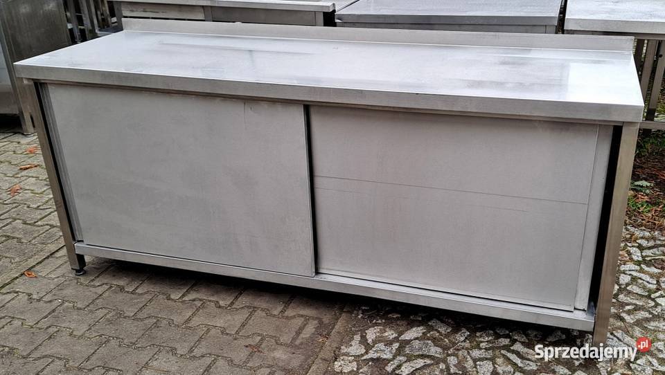 Stół Gastro z Szafką Drzwi Suwane 2006085 M1174 Nowe Skalmierzyce