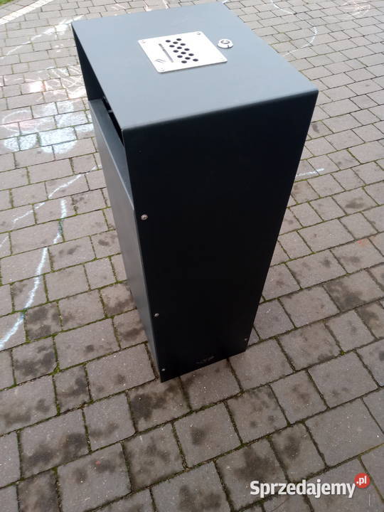 Smietnik metalowy z popielniczką Dom i Ogród