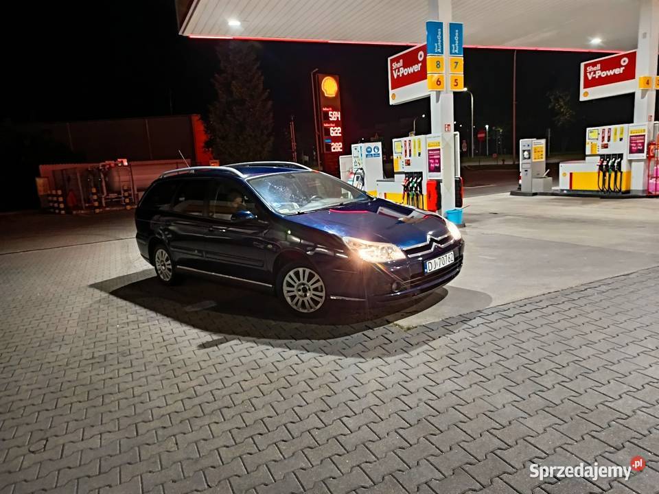 Citroen C5 lift 20 benzyna gaz bogata wersja manualna dolnośląskie Sobótka