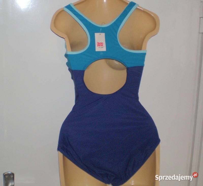 niebieski kostium kąpielowy Bon Prix 38 jednoczęściowe śląskie Skoczów