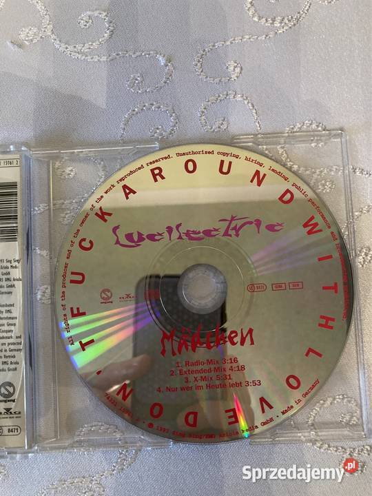 Płyta CD Single Lucilectric Madchen Lata 90 Płyty i kasety Czerwionka-Leszczyny
