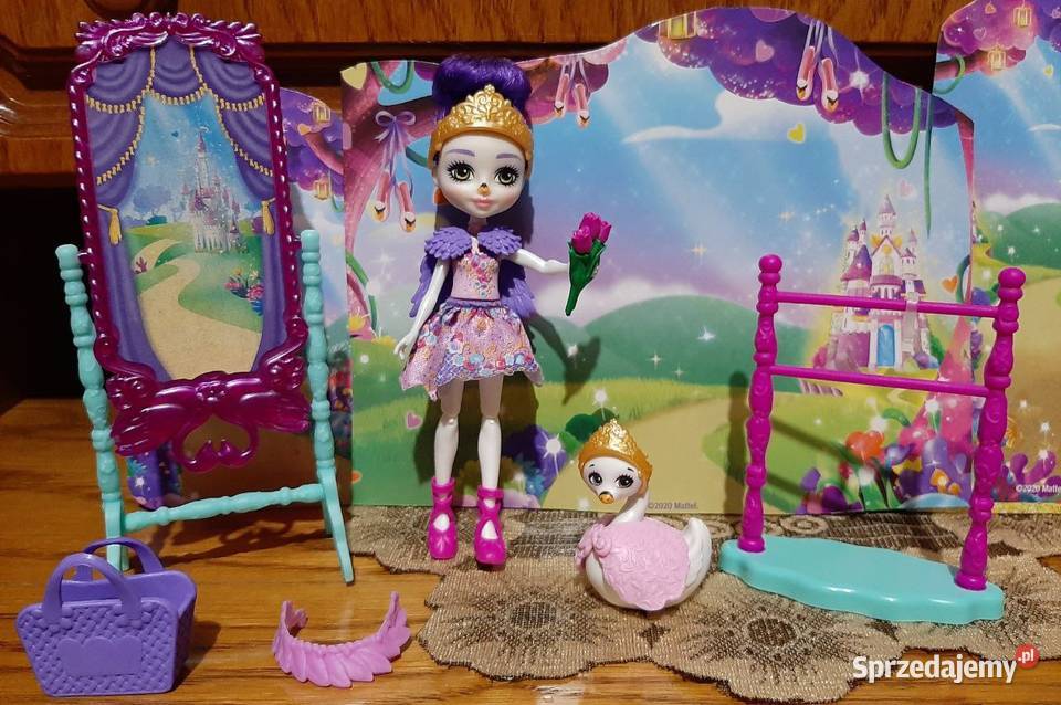 Lalka Enchantimals Sarely Swan z pupilem i śląskie Zabrzeg