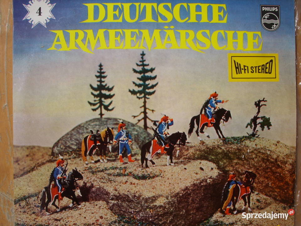 Folk LP Deutsche Armeemarsche 4 1982 1 płyta Wołów