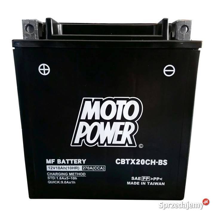 Akumulator motocyklowy Motopower CBTX20CHBS 12V Zakopane sprzedam