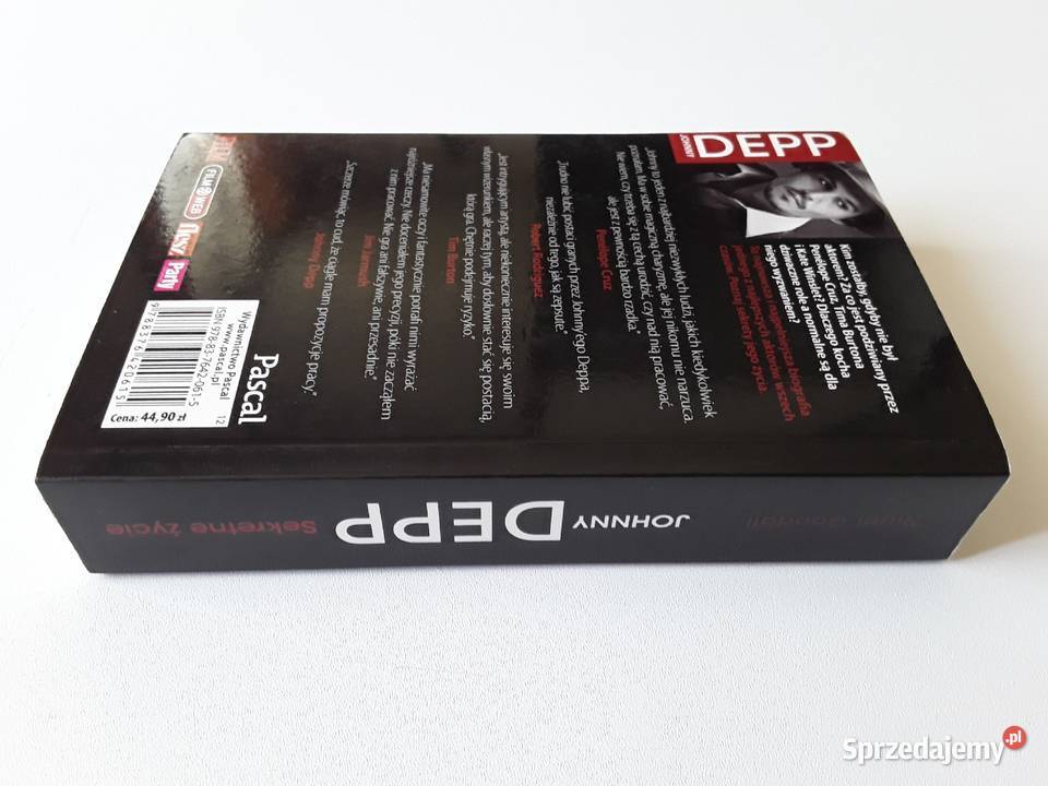 JOHNNY DEPP SEKRETNE ŻYCIE Nigel Goodall Rok wydania 2012 Gorzów Wielkopolski