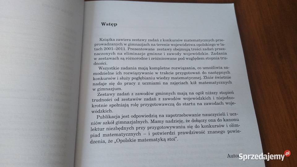 Konkurs matematyczny uczniów gimnazjum 20012011 Gdańsk