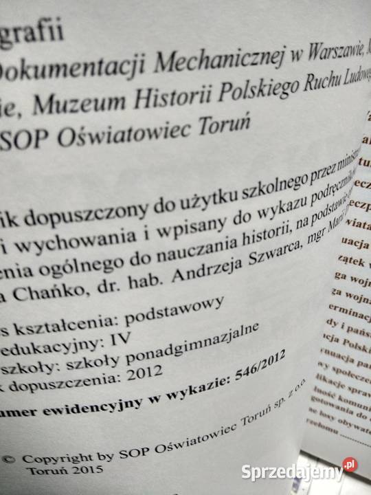 Poznajemy przeszłość sop podręcznik historia Antykwariat Warszawa sprzedam