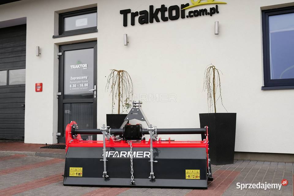 Glebogryzarka ciężka TMK 140 4FARMER czerwona podkarpackie Tajęcina