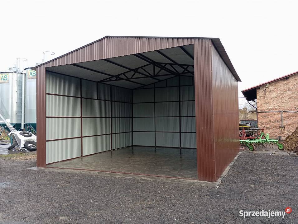 Garaż Blaszany Wiata o wymiarach 16x8m otwarta zachodniopomorskie Wałcz
