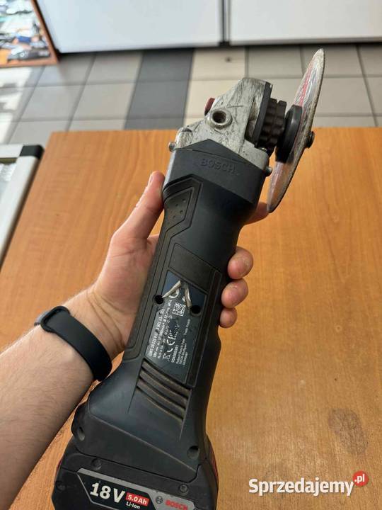 Szlifierka kątowa Bosch GWS 18125 VLI AKU 40 AH Elbląg