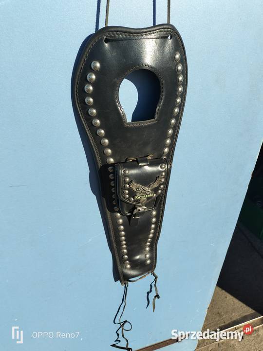 Kawasaki WN 750 skórzany pas na bak krawat Łubno sprzedam