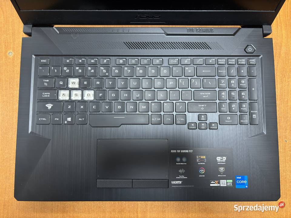 Laptop ASUS TUF Gaming F17 173 144Hz i5 16GB 1TB Elbląg