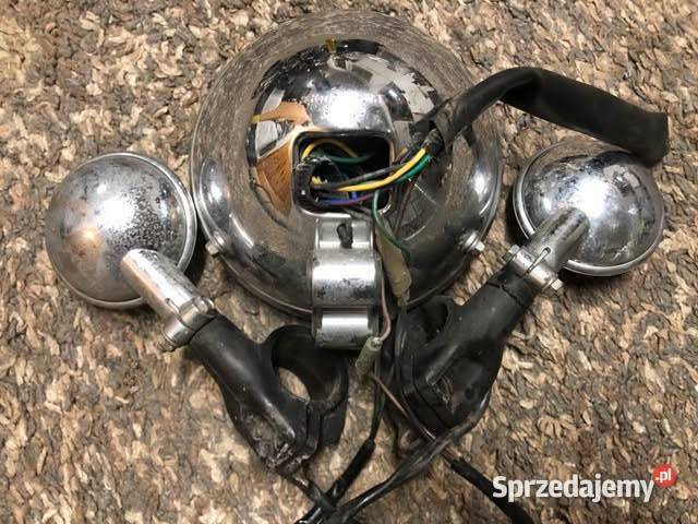 Lampa przód z kierunkowskazami Yamaha Dragstar Reflektory i halogeny