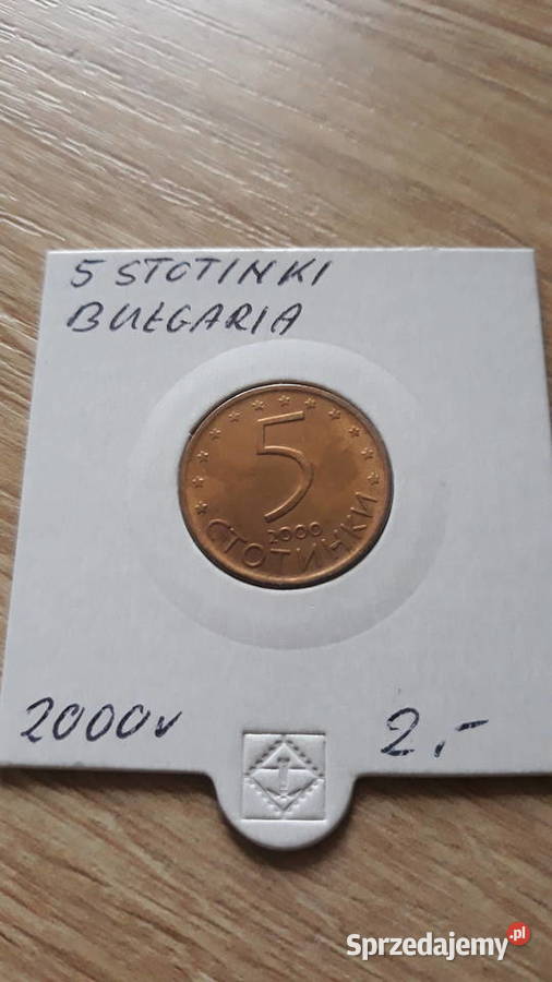 5 Stotinek Bułgaria 2000 r Konin