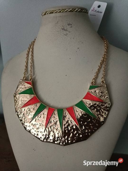 Okazały naszyjnik choker vintage Białystok