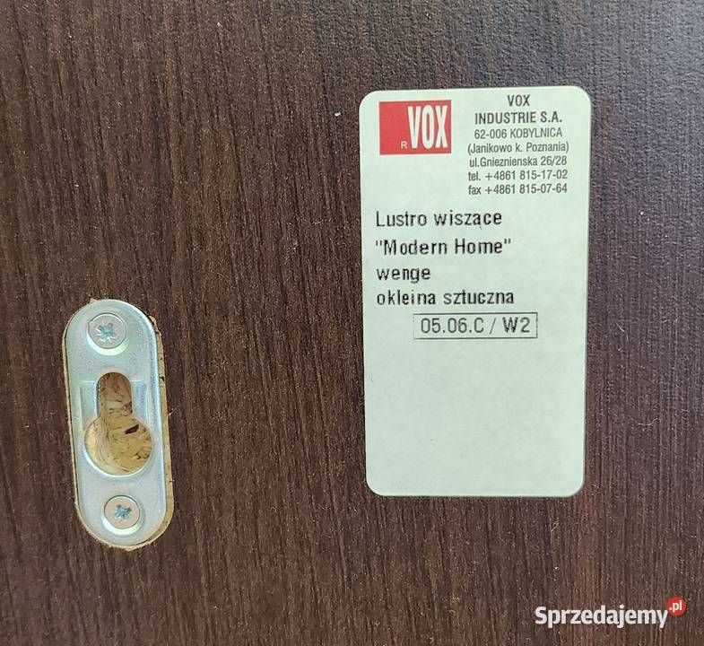 Lustro wiszące Vox Warszawa