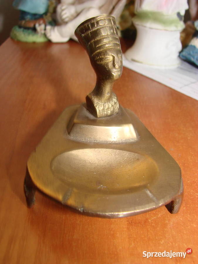 mosiężna mała egipska popielniczka Pruszcz Gdański sprzedam