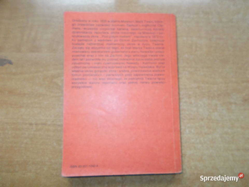 Mark Twain Pod gołym niebem przygodowe Proza i poezja Głubczyce